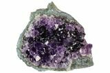 Dark Purple, Amethyst Crystal Cluster - Uruguay #123786-1